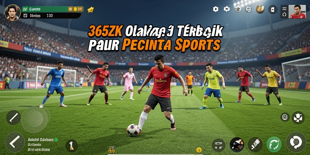 Tampilan permainan seru di 365ZK dengan berbagai olahraga.