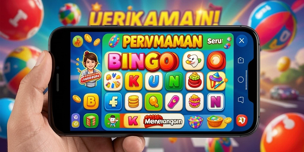 Tampilan gameplay Bingo yang seru dan interaktif.