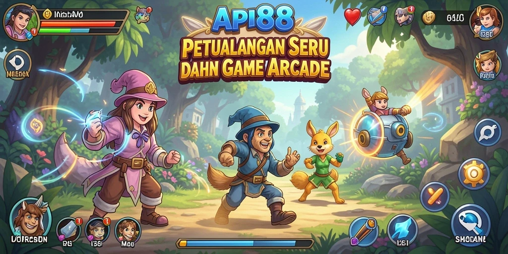 Tampilan seru gameplay API88 saat pemain mengatasi rintangan.