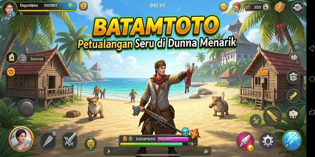 Screenshot gameplay menampilkan aksi seru dalam petualangan BATAMTOTO.