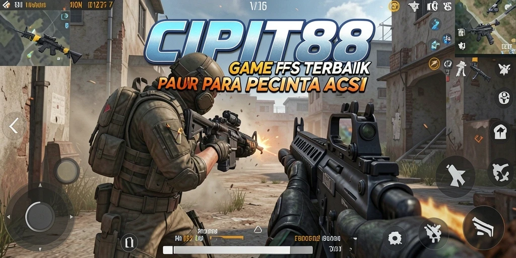 Screenshot CIPIT88 menampilkan aksi intens gameplay FPS yang memikat.