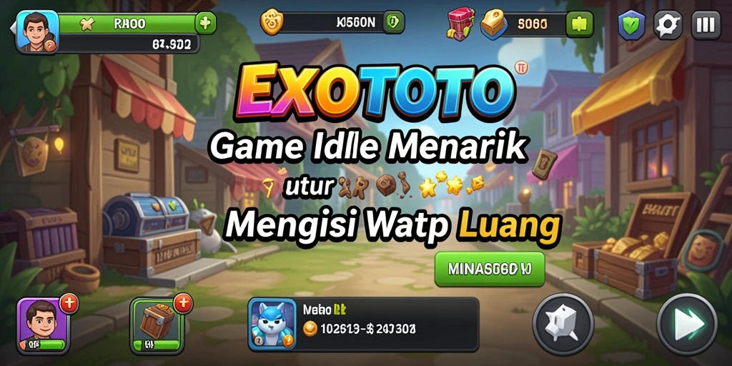 Tampilan gameplay menawan dari EXOTOTO yang membuat betah bermain.