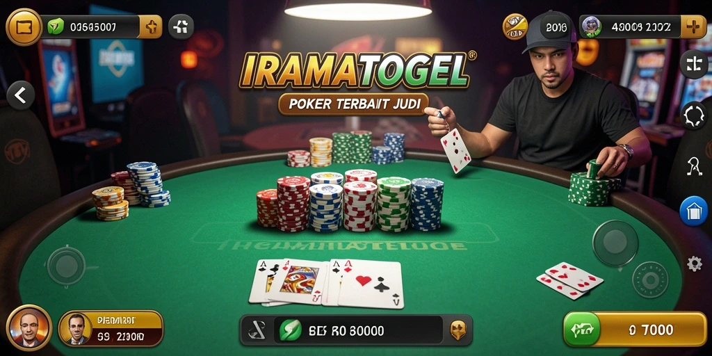Screenshot gameplay <strong>IRAMATOGEL</strong> yang menampilkan aksi seru permainan Poker.