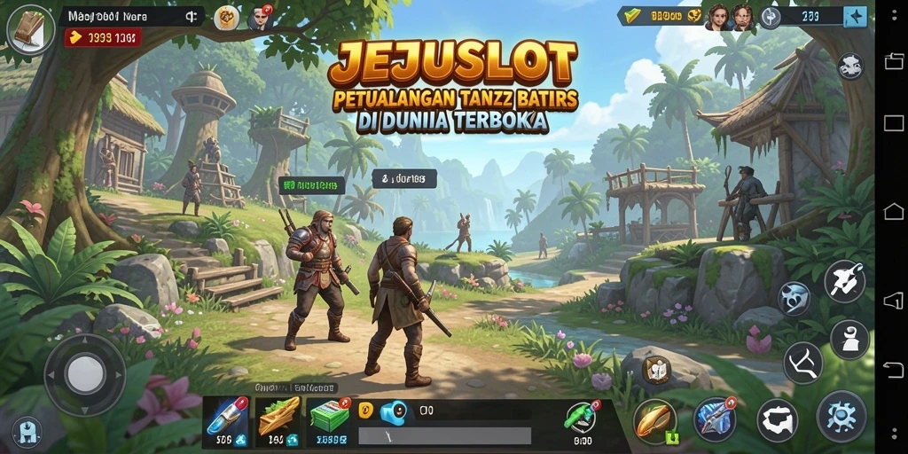 Tampilan gameplay JEJUSLOT yang menakjubkan di dunia terbuka.