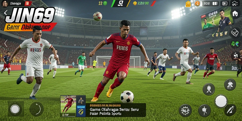 Tampilan gameplay seru JIN69 yang penuh aksi olahraga.