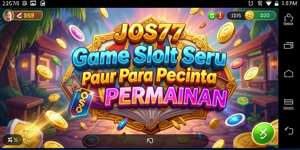 Tampilan gameplay Slot JOS77 yang mengasyikkan dan menarik.