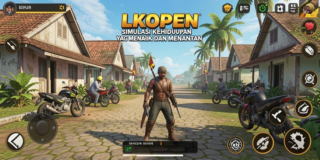 Tampilan gameplay LKOPEN yang menarik dan penuh interaksi.