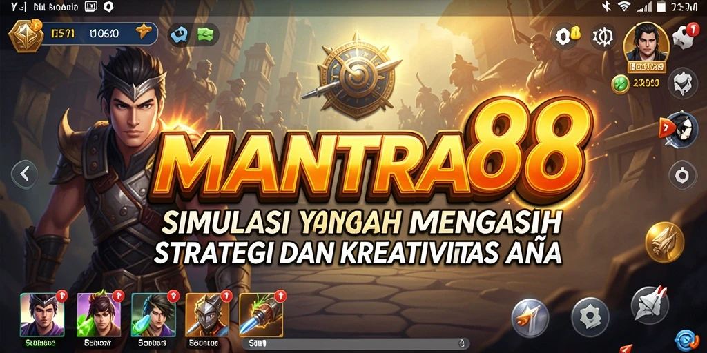 Screenshot utama MANTRA88 menampilkan gameplay Simulation yang menarik.