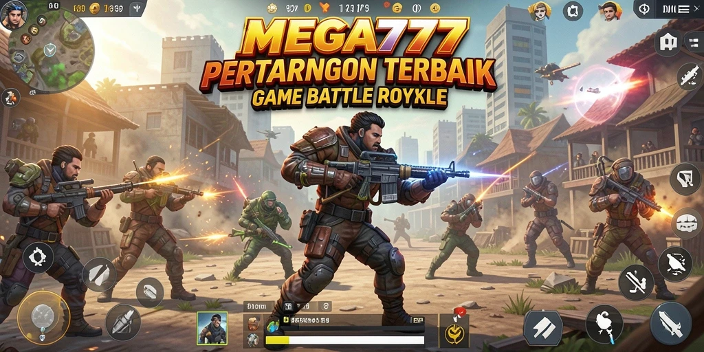Gameplay seru dan intens dalam pertarungan Battle Royale.