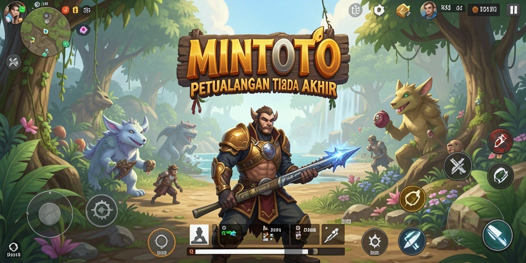 Screenshot MINTOTO menampilkan gameplay eksplorasi dunia terbuka yang menarik.