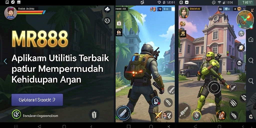Tampilan antarmuka MR888 yang intuitif dan menarik.