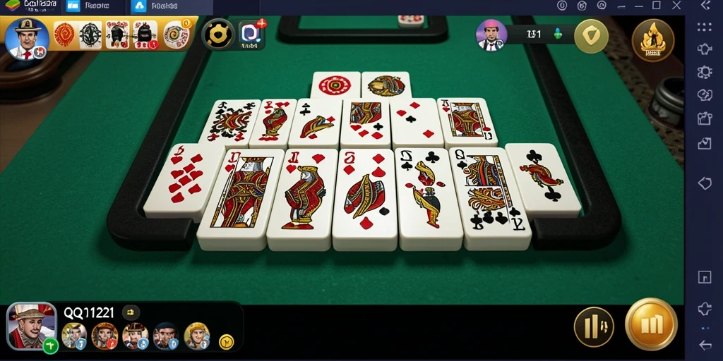 Gameplay menarik dari QQ1221 dengan antarmuka yang cerah.