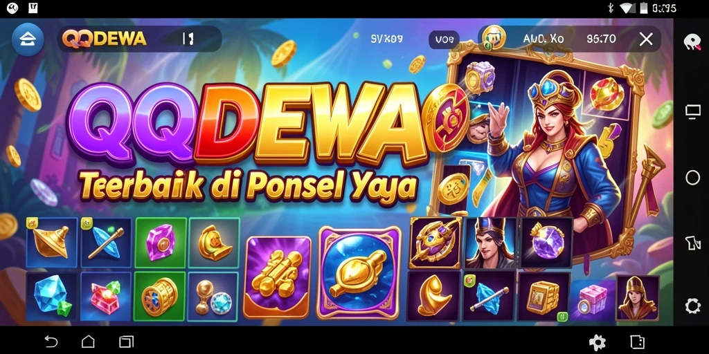 Tampilan gameplay Slot QQDEWA yang seru dan menegangkan.