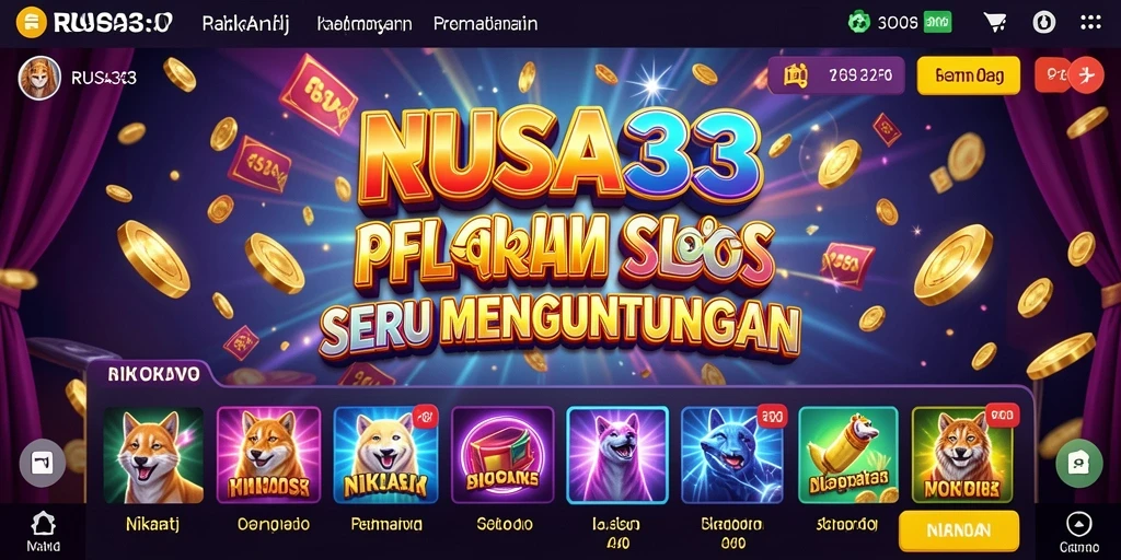 Tampilan menarik dari gameplay Slot RUSA33 yang menegangkan.