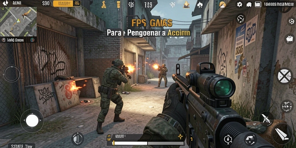 Screenshot S80 menampilkan momen seru dalam pertempuran FPS.