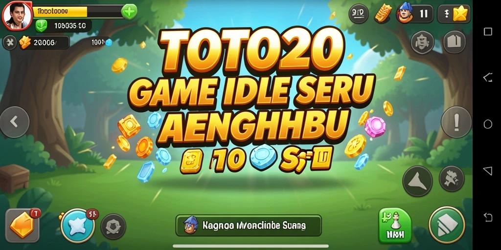 Screenshot gameplay TOTO20 yang menarik dan penuh warna.