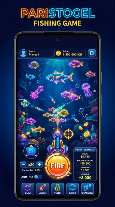 Pengguna sedang mengunduh aplikasi di platform paristogel.